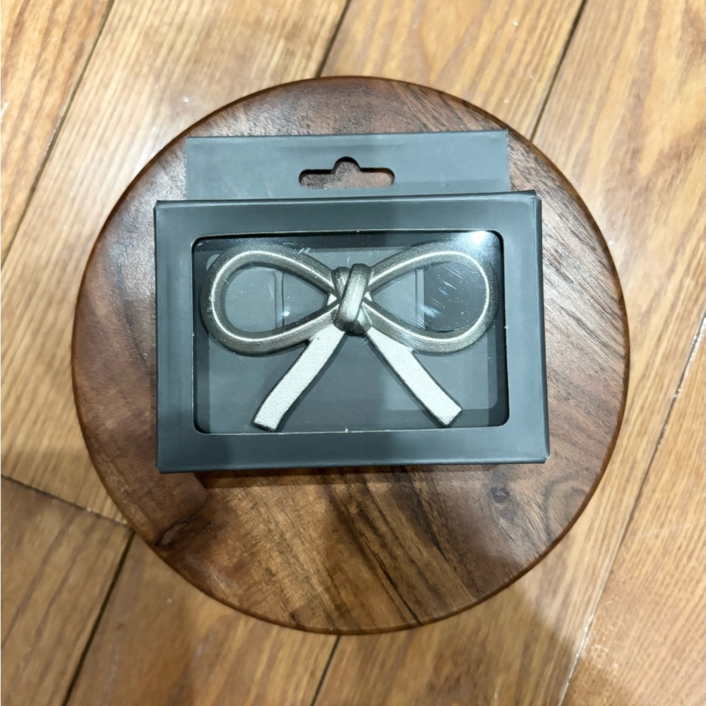 Le Creuset or Staub Silver Metal Bow Knob